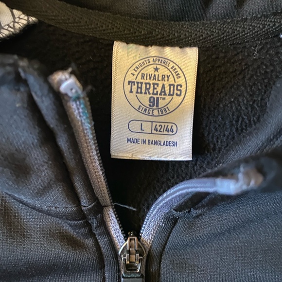 USC GAMECOCKS MEN’S Black Gray 1/4 Zip Pullover Sweater Size L (42/44) - Picture 5 of 6